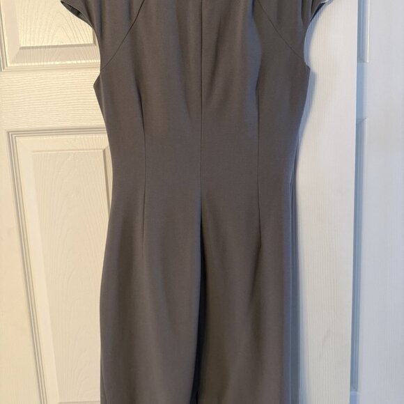 L.K. Bennett Gray Sheath Dress - Cap Sleeve | US 8 UK 10 - Picture 2 of 3